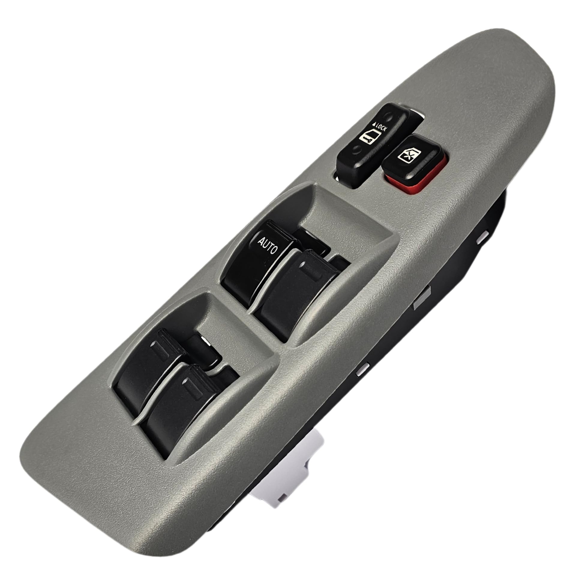 SWITCHDOCTOR Window Master Switch & Gray Bezel for 2005-2011 Toyota Tacoma (Double Cab, Truck, 84820-04031, 74202-04020-B0)