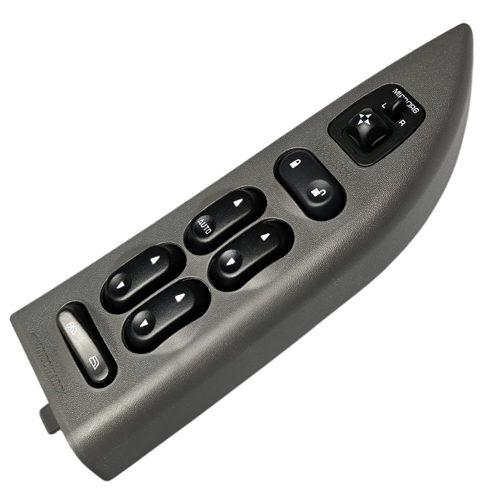 SWITCHDOCTOR Window Master Switch & Gray Bezel Set for 2002-2003 Ford F-150 F150 (Super Cab, Supercrew, Double Cab, Truck, Lock, Mirror) NOT for 2001