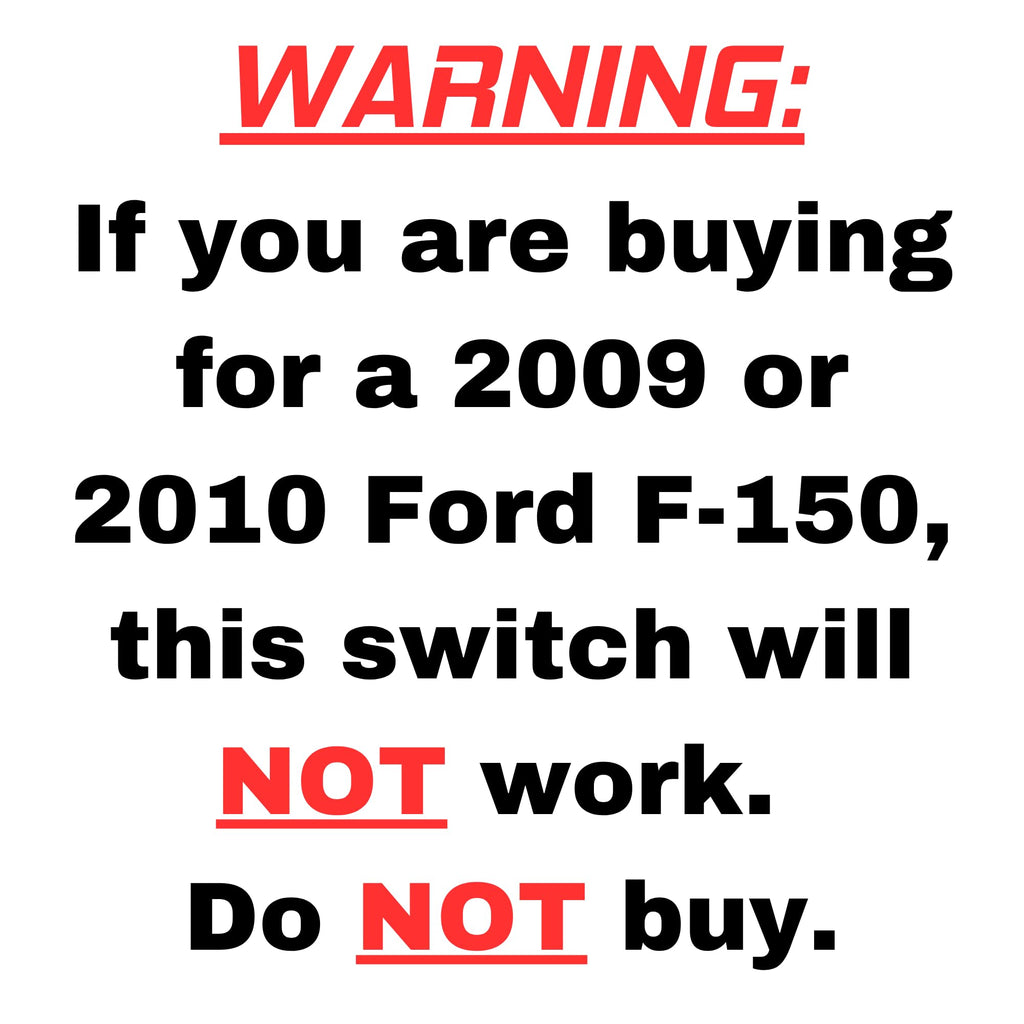 Window Master Switch & Gray Bezel Assembly for 2011, 2012, 2013, 2014 Ford F-150 F150