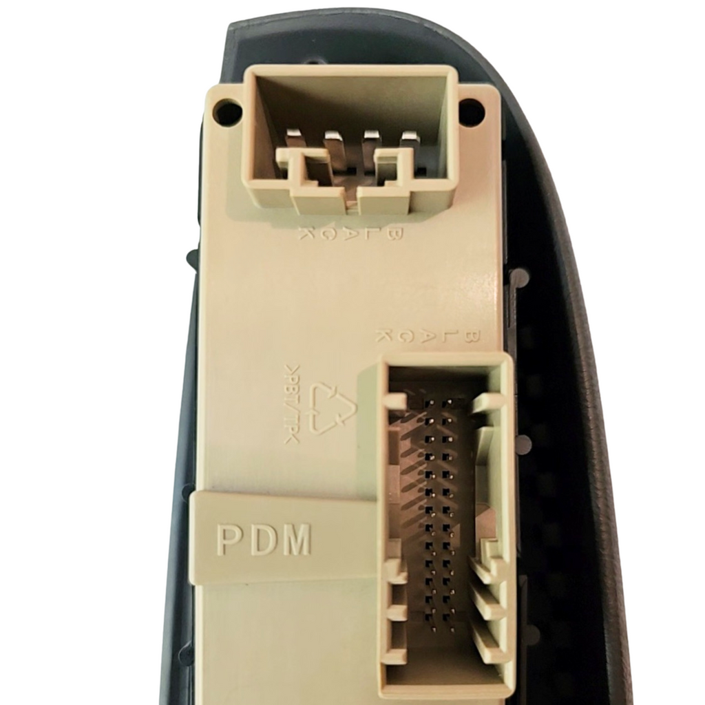 Front Passenger Window Switch & Dark Gray Bezel for 2003-2006 Silverado, Sierra, & Avalanche