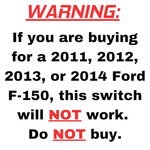 Window Master Switch & Black Bezel Assembly for 2009, 2010 Ford F-150 F150