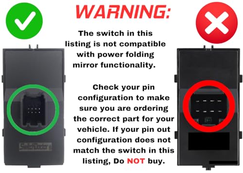 Window Master Switch for 2019, 2020, 2021, 2022 Chevrolet Trax & Buick Encore