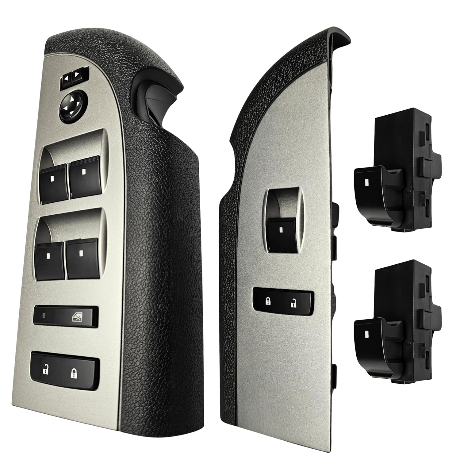 Window Master Switch & Front Passenger Assembly for 2007-2009 Chevrolet Silverado and GMC Sierra
