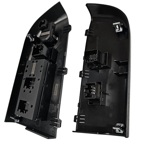 Master Window Switch & Front Passenger Black Assembly for 2004, 2005, 2006, 2007, 2008 Ford F-150 F150