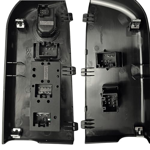 Master Window Switch & Front Passenger Black Assembly for 2004, 2005, 2006, 2007, 2008 Ford F-150 F150