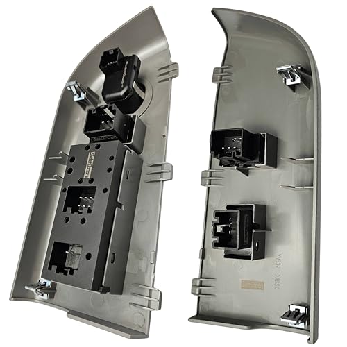 Master Window Switch & Front Passenger Gray Assembly for 2004, 2005, 2006, 2007, 2008 Ford F-150 F150