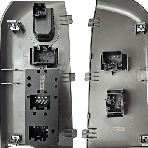 Master Window Switch & Front Passenger Gray Assembly for 2004, 2005, 2006, 2007, 2008 Ford F-150 F150