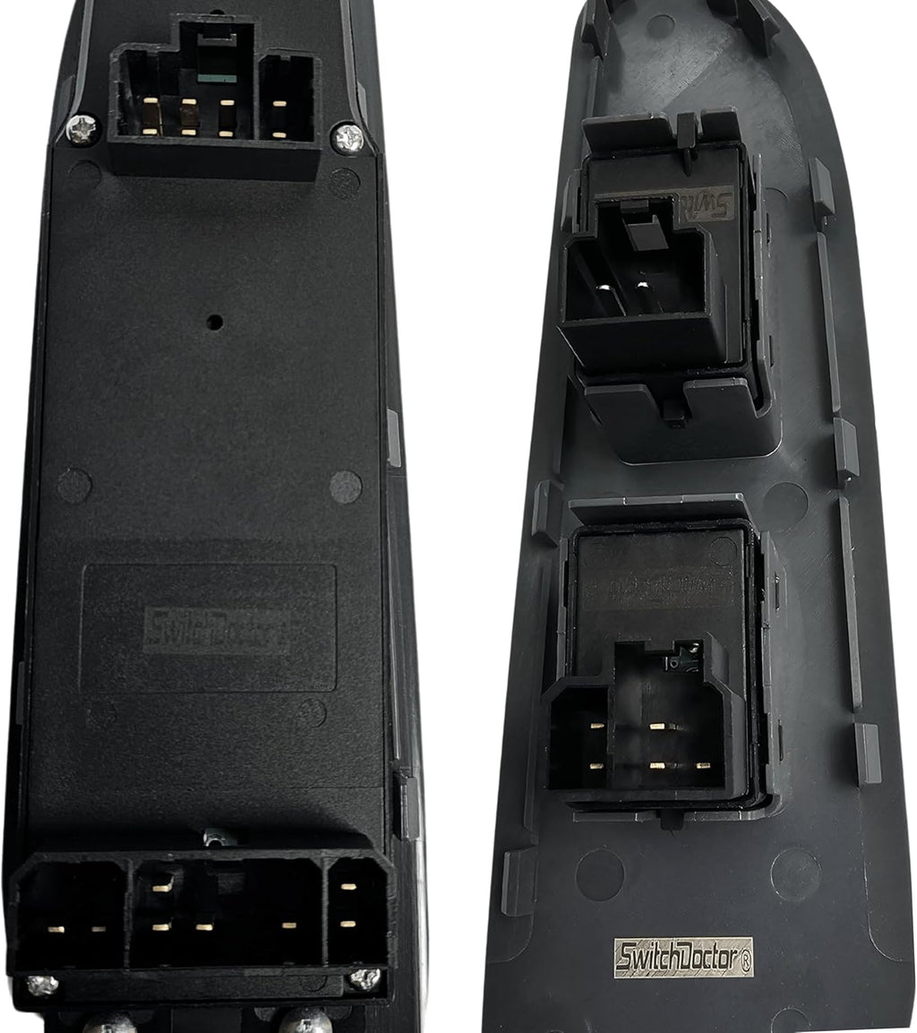 Window Master Switch & Front Passenger Gray Bezel Assembly for 2002-2009 Dodge Ram