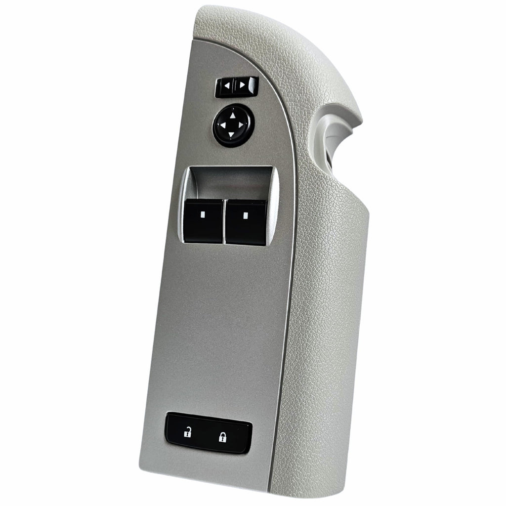 2007-2009 Chevrolet Silverado & GMC Sierra Window Master Switch Gray Bezel Assembly