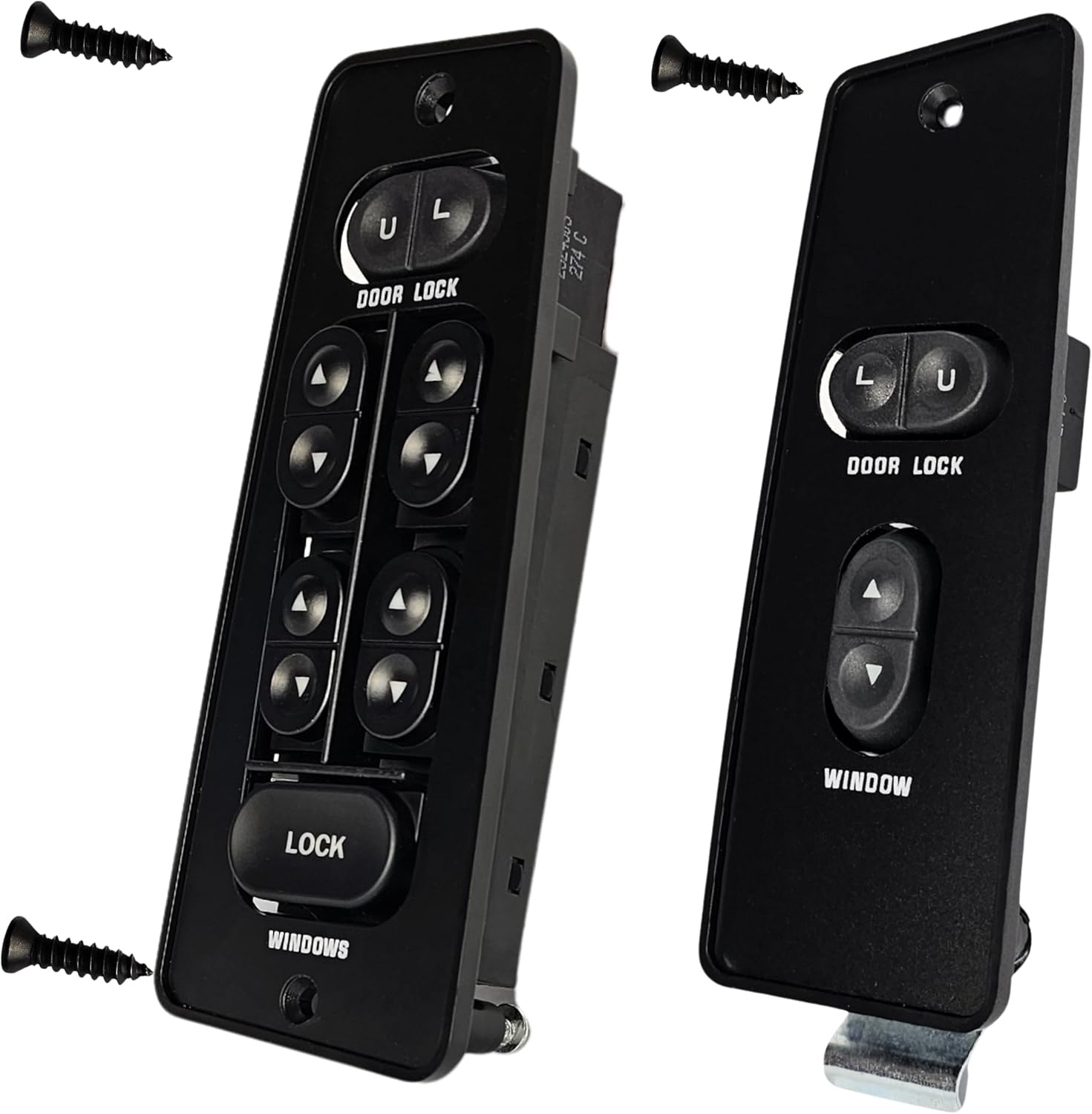 1987-1993 Ford Mustang Convertible Window Master Switch & Front Passenger Assembly