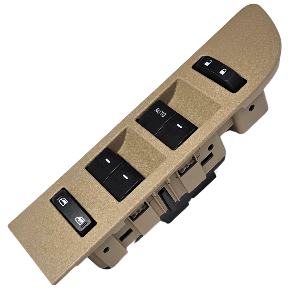 Window Master Switch & Tan Bezel Assembly for 2009-2010 Ford F-150