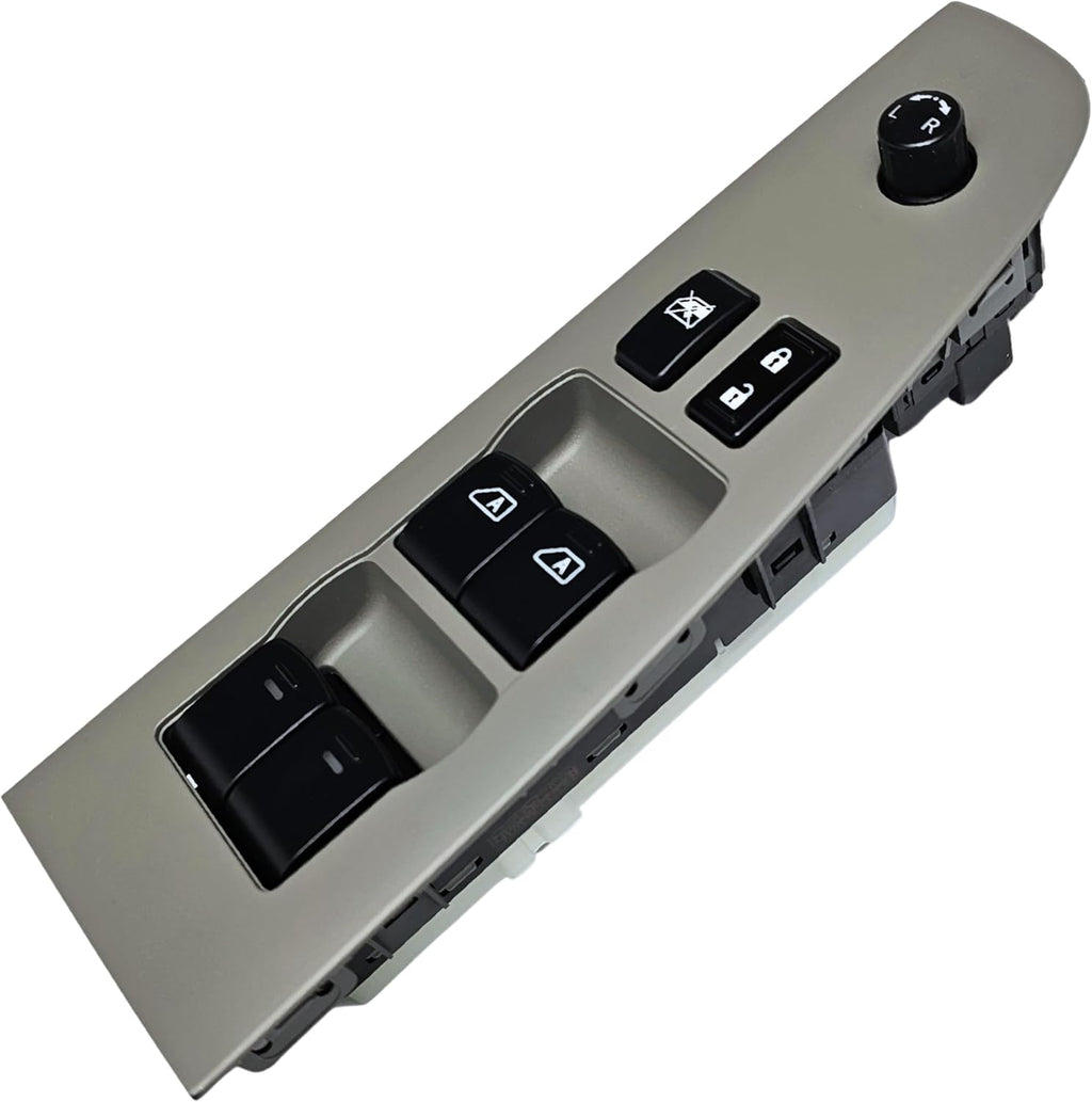 SWITCHDOCTOR Window Master Switch & Gray Bezel Assembly for 2007, 2008, 2009, 2010, 2011, 2012 Nissan Altima Sedan S, SE, SL, SR