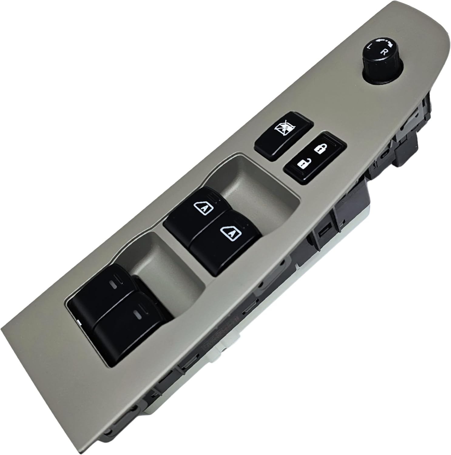 SWITCHDOCTOR Window Master Switch & Gray Bezel Assembly for 2007, 2008, 2009, 2010, 2011, 2012 Nissan Altima Sedan S, SE, SL, SR
