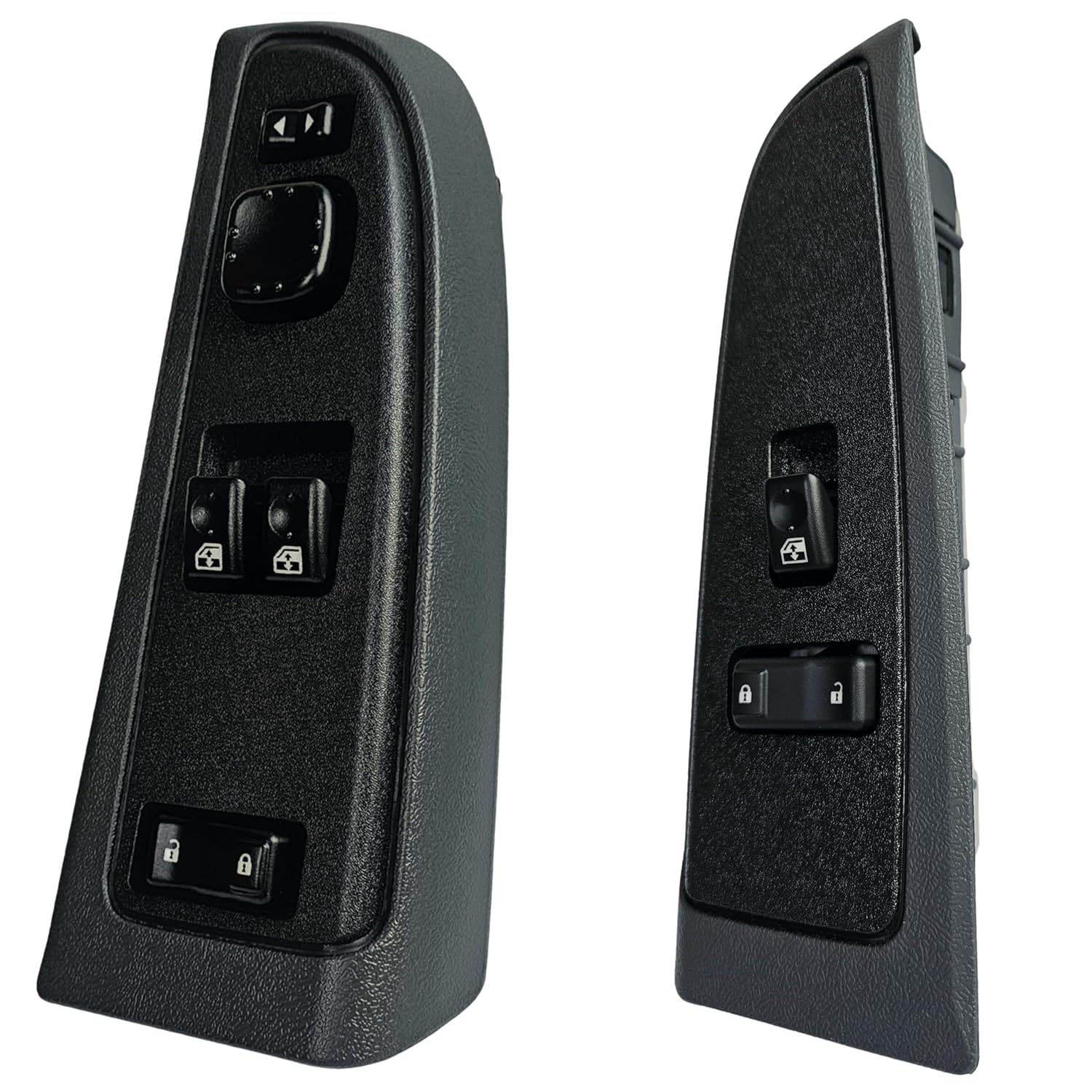 Window Master Switch & Front Passenger Dark Gray Assembly for 2003, 2004, 2005, 2006 Chevrolet Silverado, GMC Sierra, Suburban, Tahoe, Yukon, Avalanche (Regular Cab)