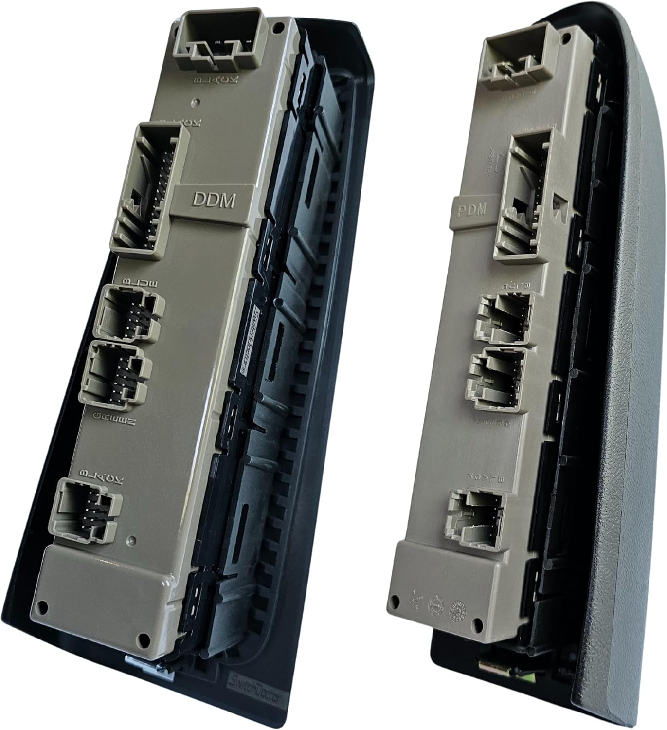 Window Master Switch & Front Passenger for 2003-2006 GMC Sierra, Chevrolet Silverado, Suburban, Tahoe, Yukon, Avalanche (Light Gray, Crew Cab)