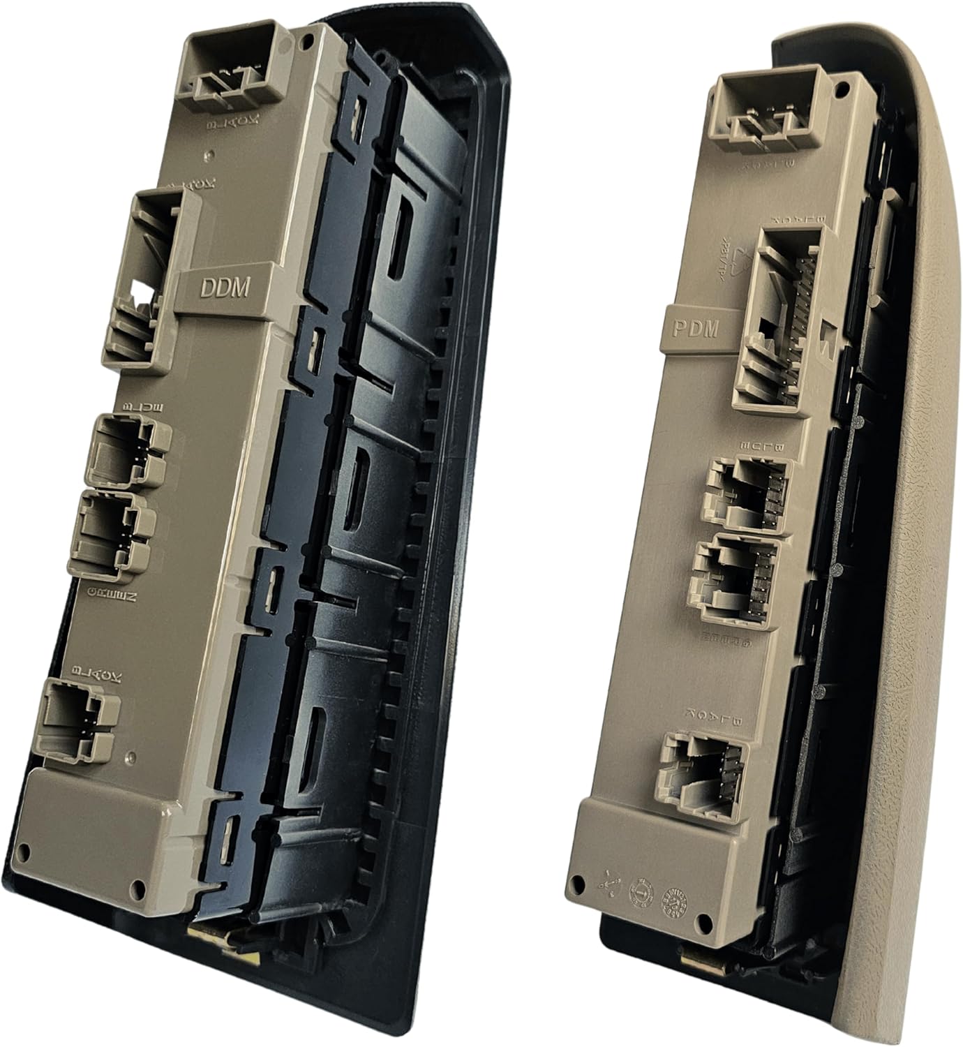 Window Master Switch & Front Passenger Tan Assembly for 2003, 2004, 2005, 2006 Chevrolet Silverado, GMC Sierra, Suburban, Tahoe, Yukon, Avalanche (Regular Cab)