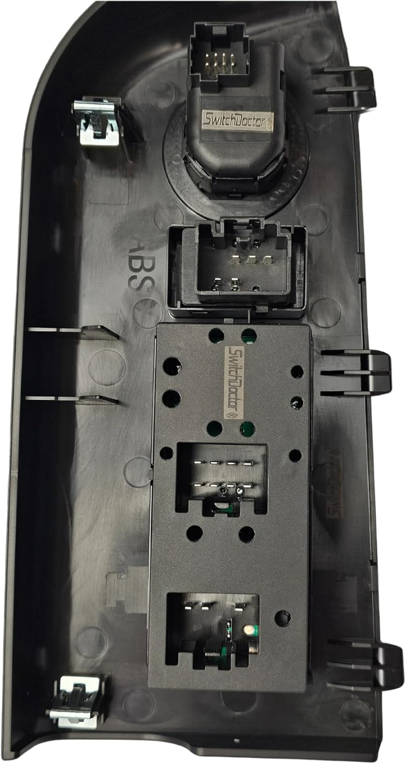 Master Window Switch and Black Bezel Assembly for 2004-2008 Ford F-150 F150 Without Power Folding Mirrors