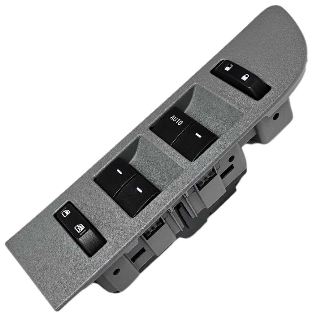 SWITCHDOCTOR Window Master Switch & Gray Bezel Assembly for 2009, 2010 Ford F-150 F150 (Double Cab, Crew, Full Assembly)