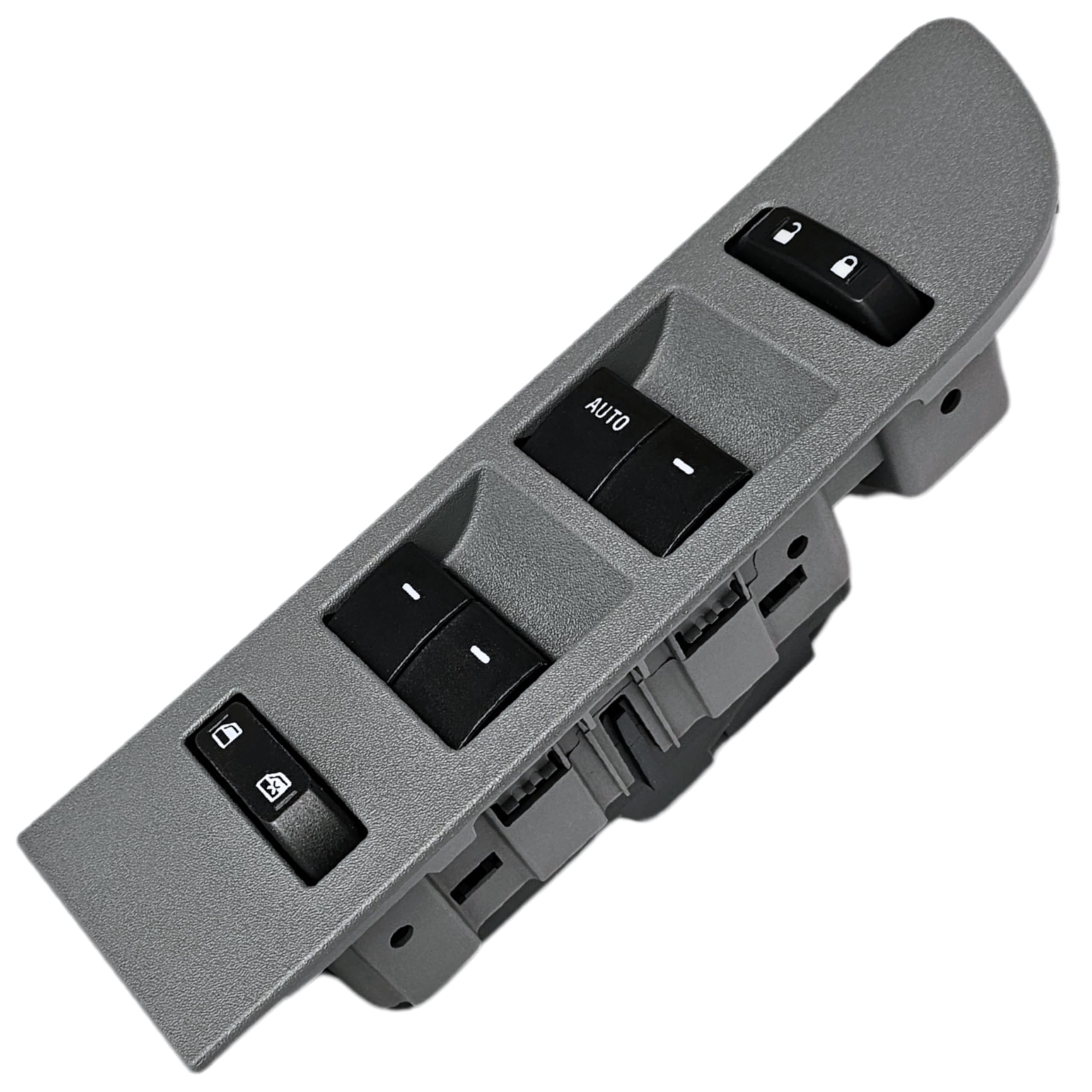 SWITCHDOCTOR Window Master Switch & Gray Bezel Assembly for 2009, 2010 Ford F-150 F150 (Double Cab, Crew, Full Assembly)