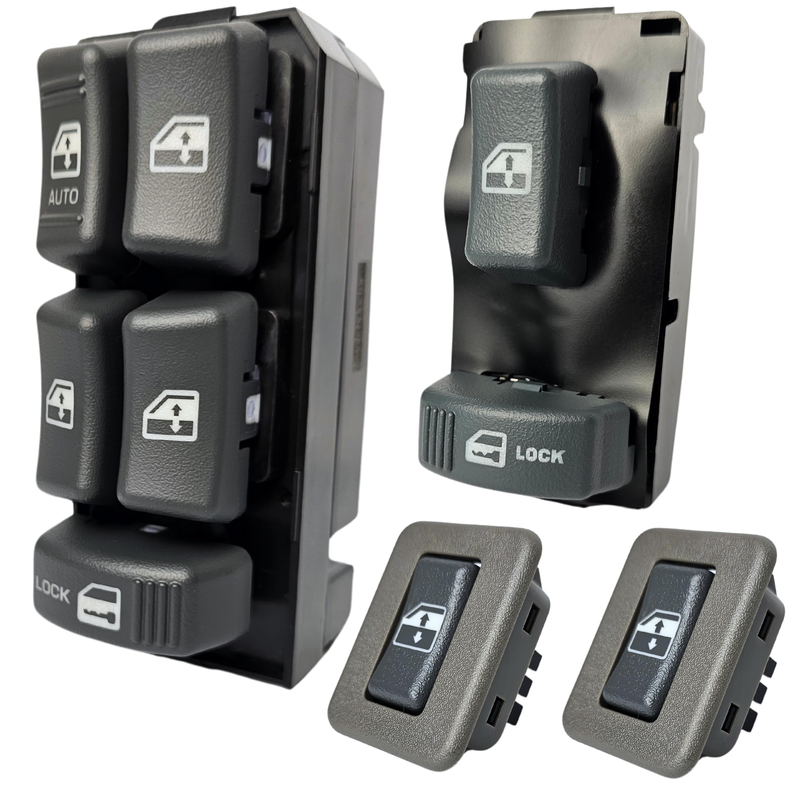 Window Switch Set for 1996-2005 Chevrolet Blazer, Suburban; 1995-1998 Tahoe; 1995-2003 S-10; 1999-2000 Escalade; 1998-2000 GMC Envoy