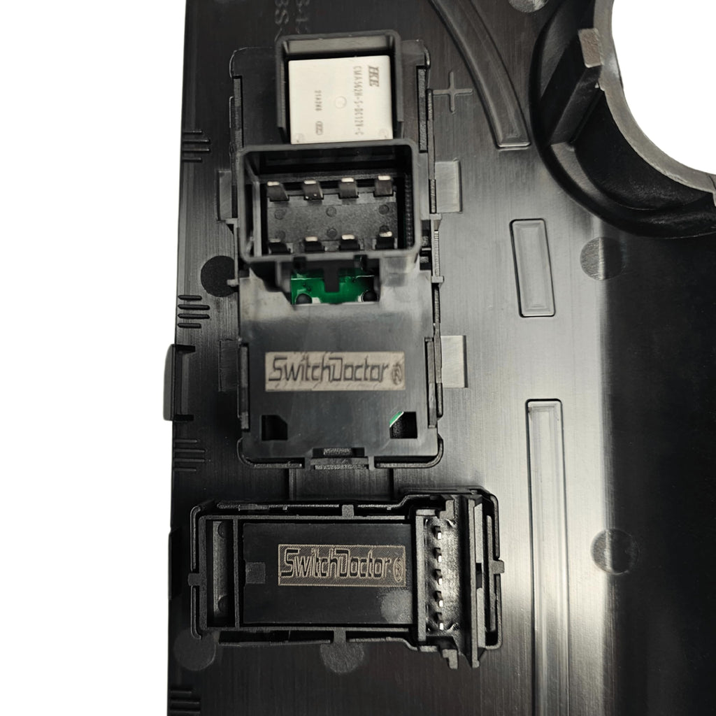 SWITCHDOCTOR Front Passenger Window Switch, Bezel, & Lock Set for 2007-2009 Chevrolet Silverado & GMC Sierra (Crew, Extended Cab Pickup, Standard, Regular Cab, Full Assembly, Chevy)