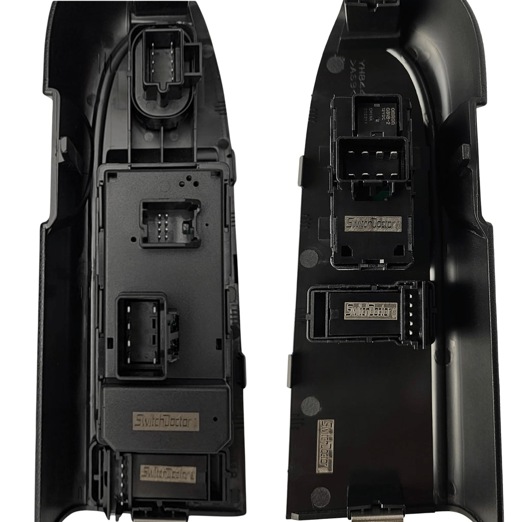 SWITCHDOCTOR Window Master Switch & Front Passenger Assembly for 2010-2013 Chevrolet Silverado and GMC Sierra (Crew, Extended Cab Pickup, Full Assembly, Chevy)