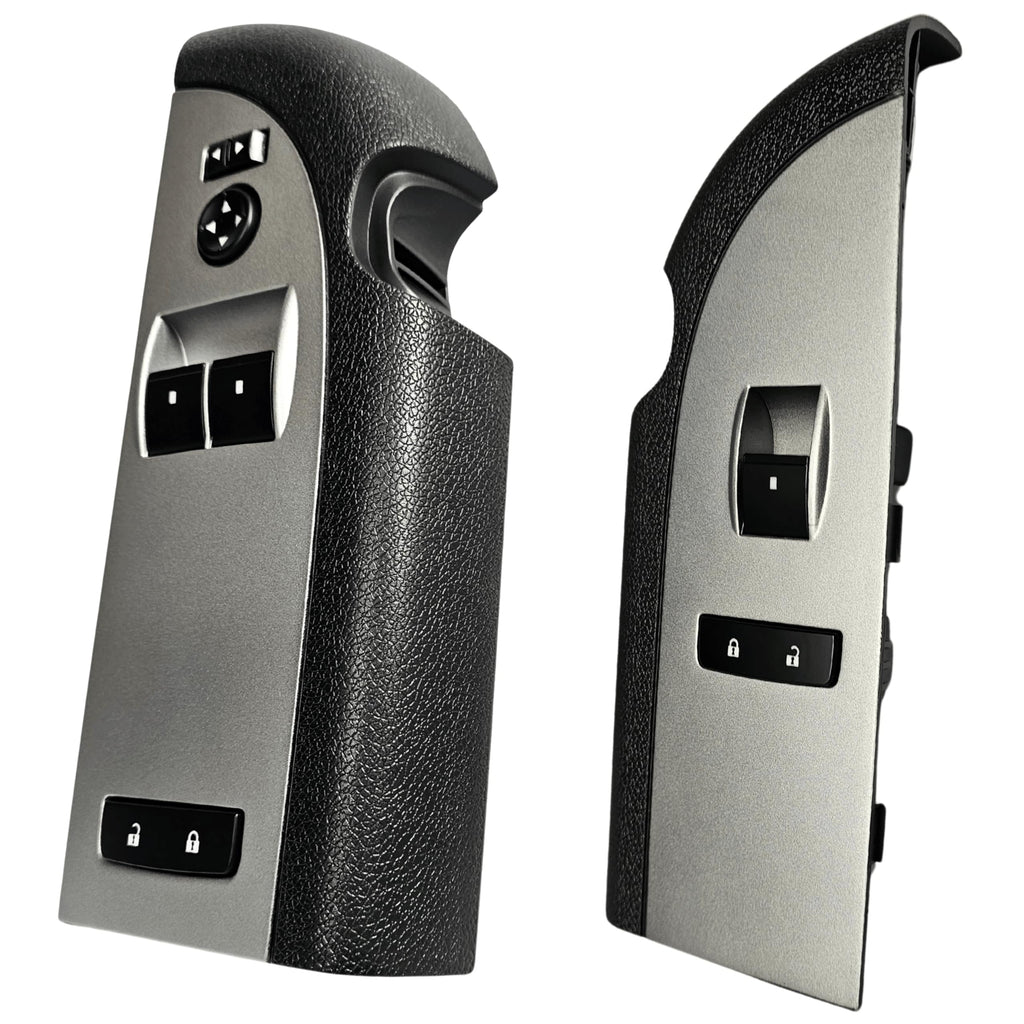 SWITCHDOCTOR Window Master Switch & Front Passenger Assembly for 2007-2009 Chevrolet Silverado & GMC Sierra (Standard Cab Pickup, Regular Cab, Full Assembly, Truck, 2 Door, Chevy)