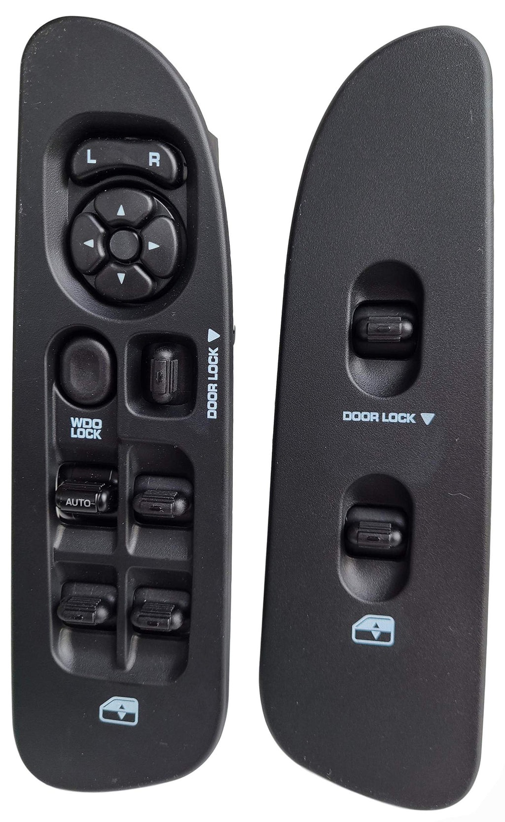 SWITCHDOCTOR Fully Assembled Window Switch Set for 2002-2009 Dodge Ram