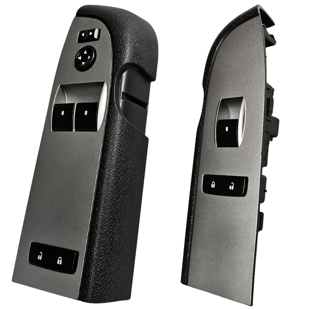SWITCHDOCTOR Window Master Switch & Front Passenger Assembly for 2010-2013 Chevrolet Silverado & GMC Sierra (Standard Cab Pickup, Regular Cab, Full Assembly, Truck, 2 Door, Chevy)