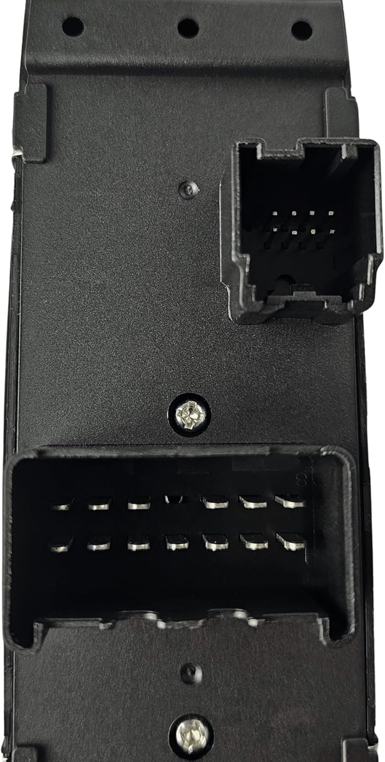 SWITCHDOCTOR Window Master Switch for 2008-2012 Liberty, 2009-2010 Dodge Journey, and 2007-2011 Dodge Nitro (Pin Check Required Before Purchase, 4602632AH, 4602632AC, Green Light)