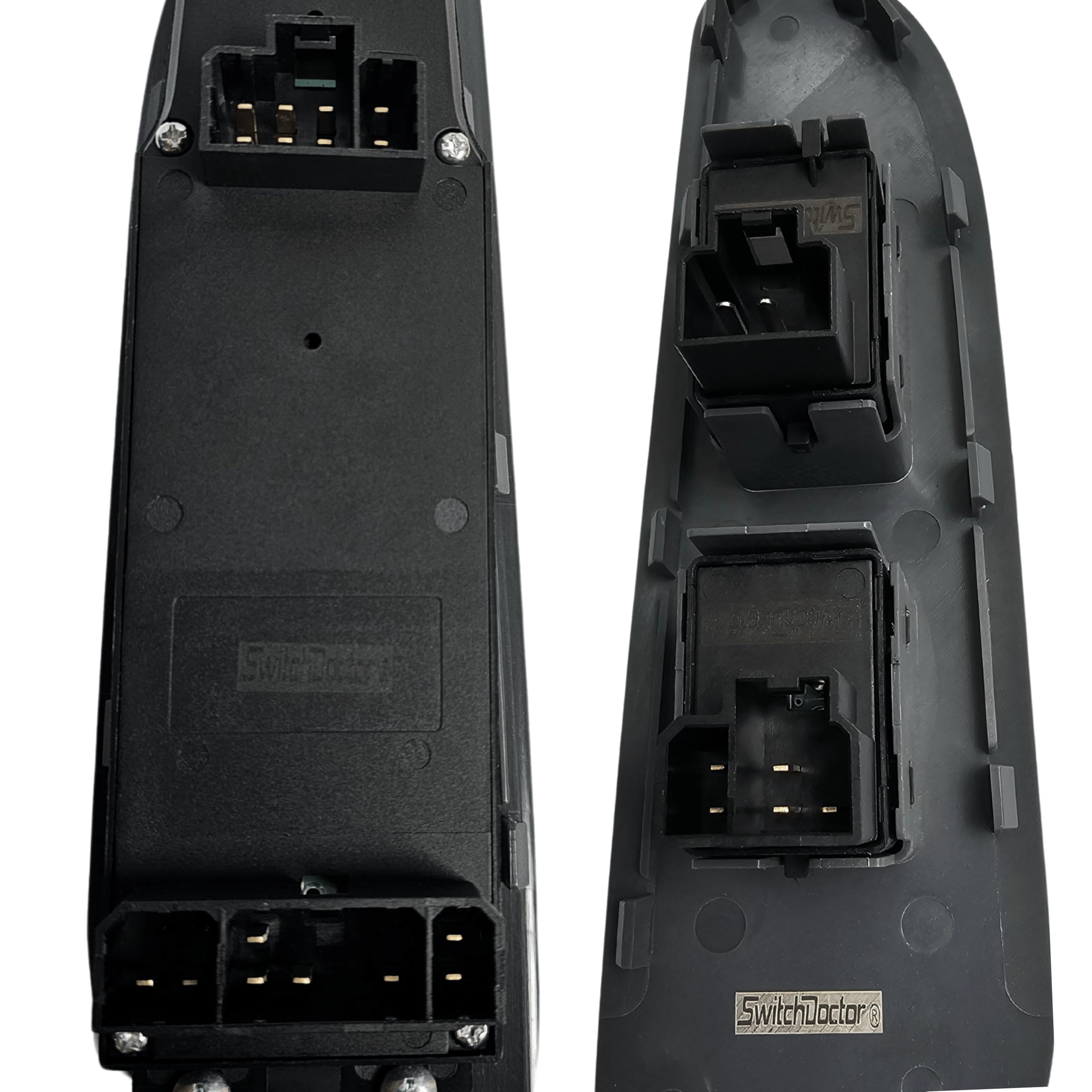 SWITCHDOCTOR Window Master Switch & Front Passenger Black Bezel Assembly 2002-2009 Dodge Ram (Regular Cab, Single Cab, Dark Slate Gray)