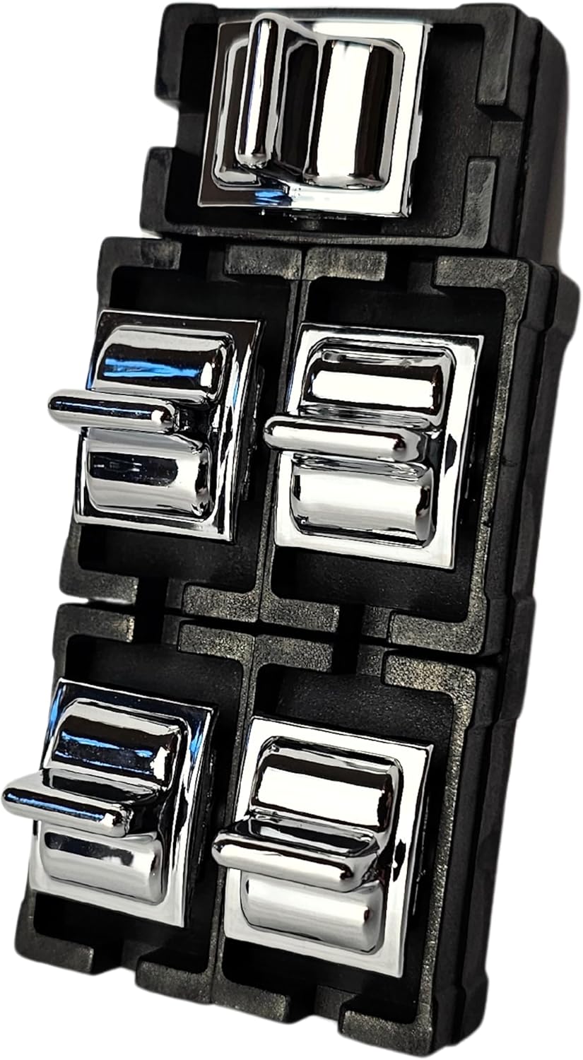 SWITCHDOCTOR Window Master Switch for 1990-1997 Lincoln Town Car, 1973 Ford Mustang, 1973-1980 Lincoln Continental 1973-1976 Mark IV, 1980-1991 Mercury Grand Marquis, 1980-1991 Crown Victoria
