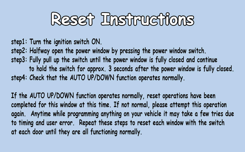 SWITCHDOCTOR Window Master Switch compatible with Lexus IS350 2006-2008