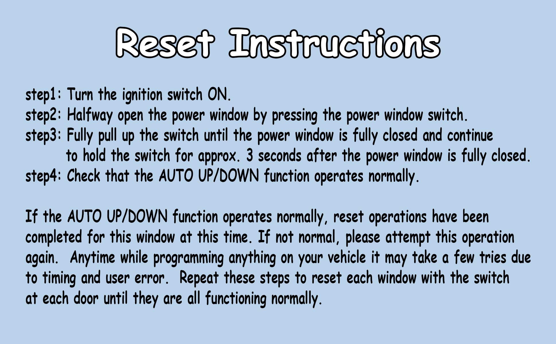 SWITCHDOCTOR Window Master Switch compatible with Lexus IS350 2006-2008