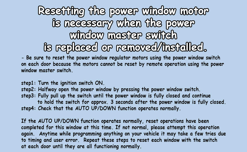 SWITCHDOCTOR Window Master Switch for 1999-2003 Lexus RX300 (1999, 2000, 2001, 2002, 2003)