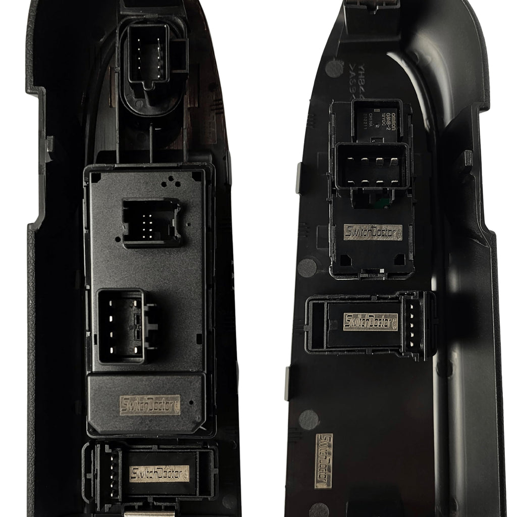 SWITCHDOCTOR Window Master Switch & Front Passenger Assembly for 2010-2013 Chevrolet Silverado & GMC Sierra (Standard Cab Pickup, Regular Cab, Full Assembly, Truck, 2 Door, Chevy)