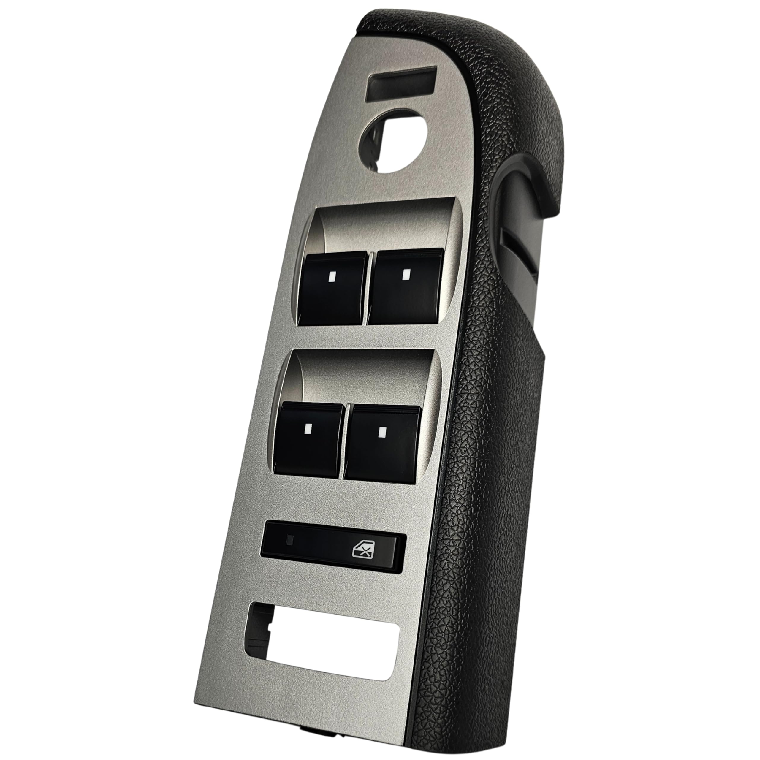SWITCHDOCTOR Window Master Switch & Bezel 2 Piece Assembly for 2010-2013 Chevrolet Silverado & GMC Sierra (Crew Cab, Without Power Folding Mirrors)