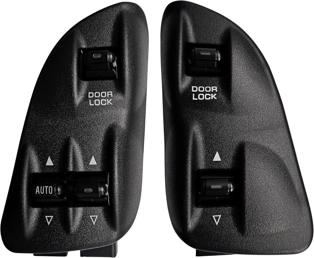 SWITCHDOCTOR Window Master Switch, Bezel, Front Passenger Window Switch, & Bezel Set for 1998-2002 Dodge Ram 1500 2500 3500 & 1998-2000 Dakota (Full Assembly, Regular Cab, Single Cab, Standard, Club)