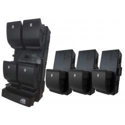 2007-2013 Chevrolet Silverado 1500 2500 3500 Window Switch 4 Piece Set